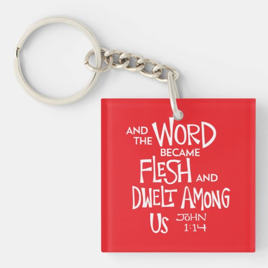 And the Word became Flesh Sleutelhanger (Voorkant)