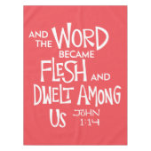 And the Word became Flesh Tafelkleed (Voorkant)