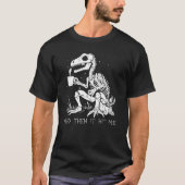 And Then It Hit Me Shirt, Funny Skeleton Dinosaur T-shirt (Voorkant)