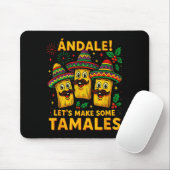 Ándale Let’s Make Some Tamales Mexican Christmas T Muismat (Met muis)