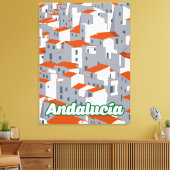 Andalucia 3 canvas afdruk (Insitu (Woonkamer))
