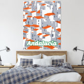 Andalucia 3 canvas afdruk (Insitu (Slaapkamer))