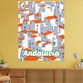 Andalucia 3 canvas afdruk (Insitu (Woonkamer))