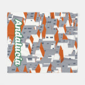 Andalucia 3 fleece deken (Voorkant (Horizontaal))