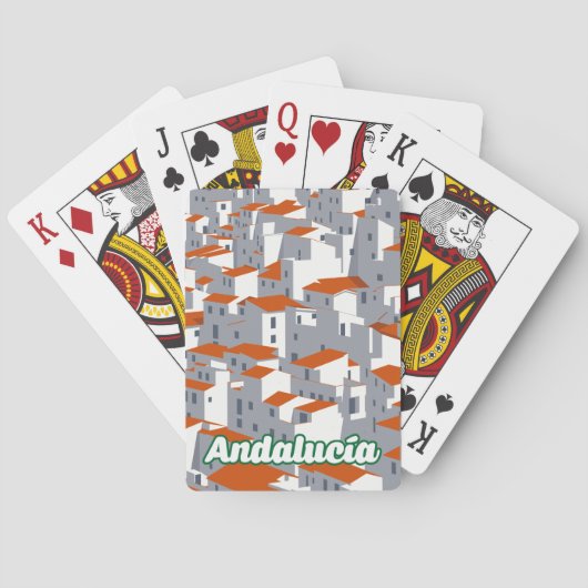 Andalucia 3 pokerkaarten (Achterkant)
