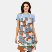 Andalucia 3 schort (Gedragen)