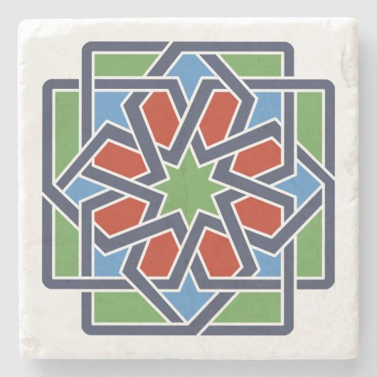 Andalucia 4 stenen onderzetter (Voorkant)