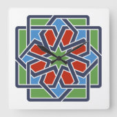 Andalucia 4 vierkante klok (Voorkant)