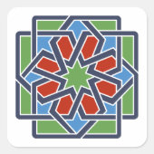 Andalucia 4 vierkante sticker (Voorkant)