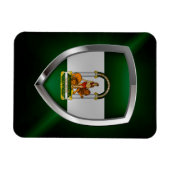 Andalucía Metallic Emblem Magneet (Horizontaal)