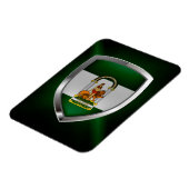 Andalucía Metallic Emblem Magneet (Linkerzijde)
