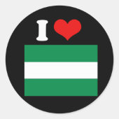 Andalucia Ronde Sticker (Voorkant)