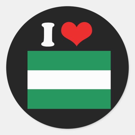 Andalucia Ronde Sticker (Voorkant)