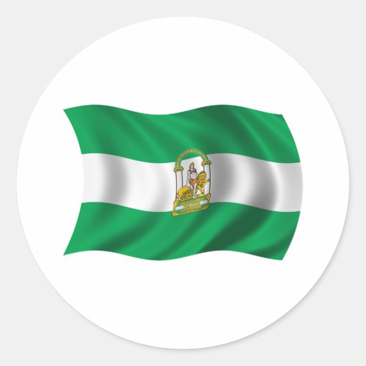 Andalucia Ronde Sticker (Voorkant)