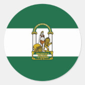 Andalucia Spanje Ronde Sticker (Voorkant)