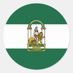 Andalucia Spanje Ronde Sticker