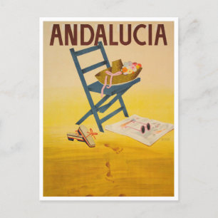 Andalucia, Spanje Vintage Travel Briefkaart