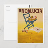 Andalucia, Spanje Vintage Travel Briefkaart (Voorkant / Achterkant)
