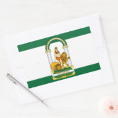 Andalucia (Spanje) Vlag Rechthoekige Sticker (Envelop)