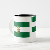 Andalucía Tweekleurige Koffiemok (Voorkant links)