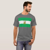 Andalucia Vlag T-shirt (Voorkant volledig)