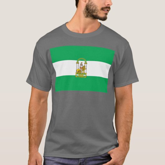 Andalucia Vlag T-shirt (Voorkant)