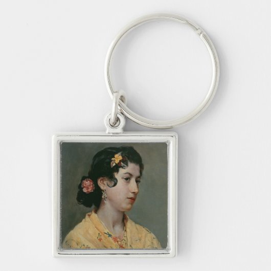 Andalucian Woman 1898 Sleutelhanger (Voorkant)