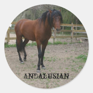 Andalusiaans Ronde Sticker