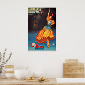 Andalusiaanse print Spaanse danseres Kunst Spanje (Keuken)
