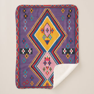 Andalusian Heritage Geometric Fine Art Sherpa Deken