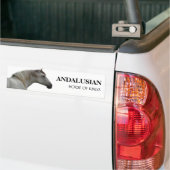 ANDALUSIAN HORSE 2 BUMPERSTICKER (Op Truck)