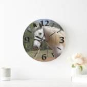 ANDALUSIAN HORSE HEAD MORISCO GROTE KLOK (Huis)