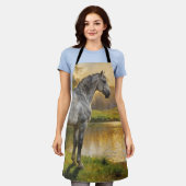 Andalusian Stallion by the Lake Schort (Gedragen)