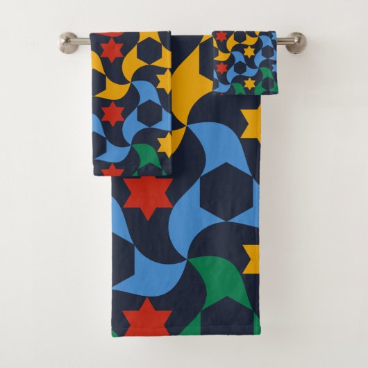 Andalusian Tiles 12 (Alhambra Palace, Granada) Bad Handdoek (Insitu)