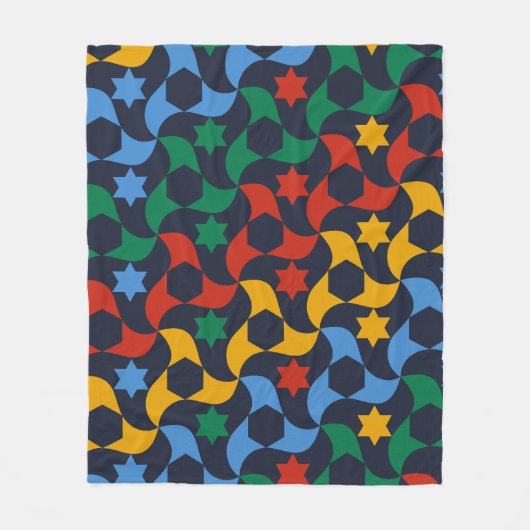 Andalusian Tiles 12 (Alhambra Palace, Granada) Fleece Deken (Voorkant)