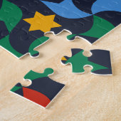 Andalusian Tiles 12 (Alhambra Palace, Granada) Legpuzzel (Zijkant)