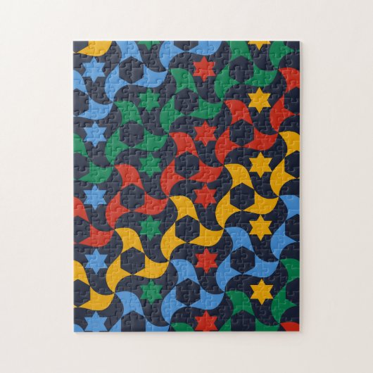 Andalusian Tiles 12 (Alhambra Palace, Granada) Legpuzzel (Verticaal)