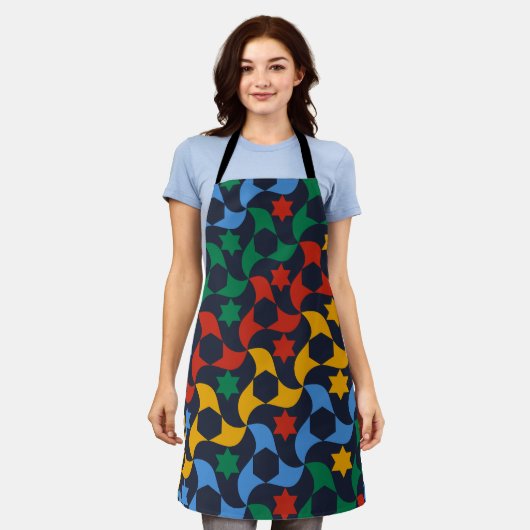 Andalusian Tiles 12 (Alhambra Palace, Granada) Schort (Gedragen)