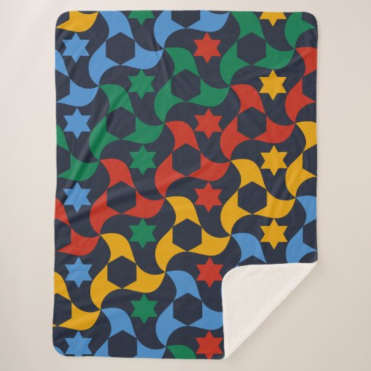 Andalusian Tiles 12 (Alhambra Palace, Granada) Sherpa Deken (Voorkant)