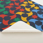 Andalusian Tiles 12 (Alhambra Palace, Granada) Sherpa Deken (3/4)