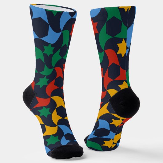 Andalusian Tiles 12 (Alhambra Palace, Granada) Sokken (Gebogen)