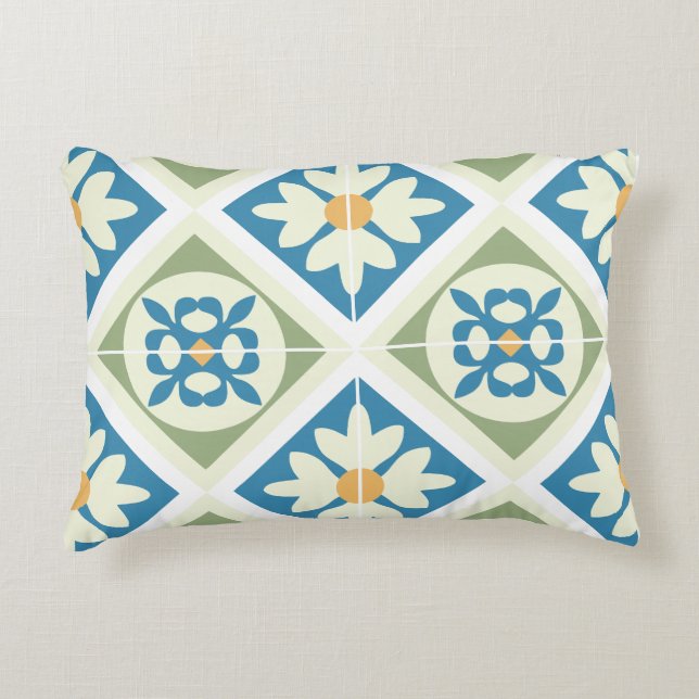 Andalusian Tiles 13 Accent Kussen (Voorkant)