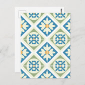 Andalusian Tiles 13 Briefkaart (Voorkant / Achterkant)