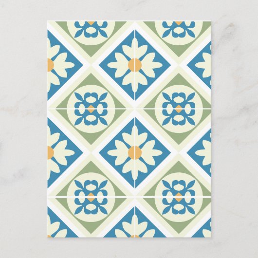 Andalusian Tiles 13 Briefkaart (Voorkant)
