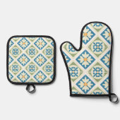 Andalusian Tiles 13 Ovenwant & Pannenlap Set (Voorkant)