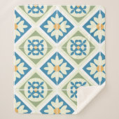 Andalusian Tiles 13 Sherpa Deken (Voorkant)