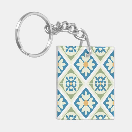 Andalusian Tiles 13 Sleutelhanger (Voorkant Links)