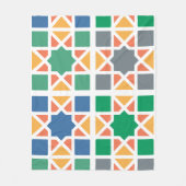 Andalusian Tiles 4 Fleece Deken (Voorkant)