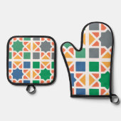 Andalusian Tiles 4 Ovenwant & Pannenlap Set (Voorkant)