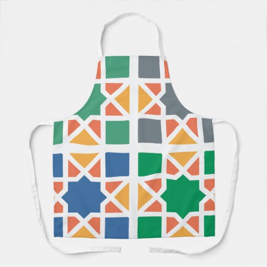 Andalusian Tiles 4 Schort (Voorkant)